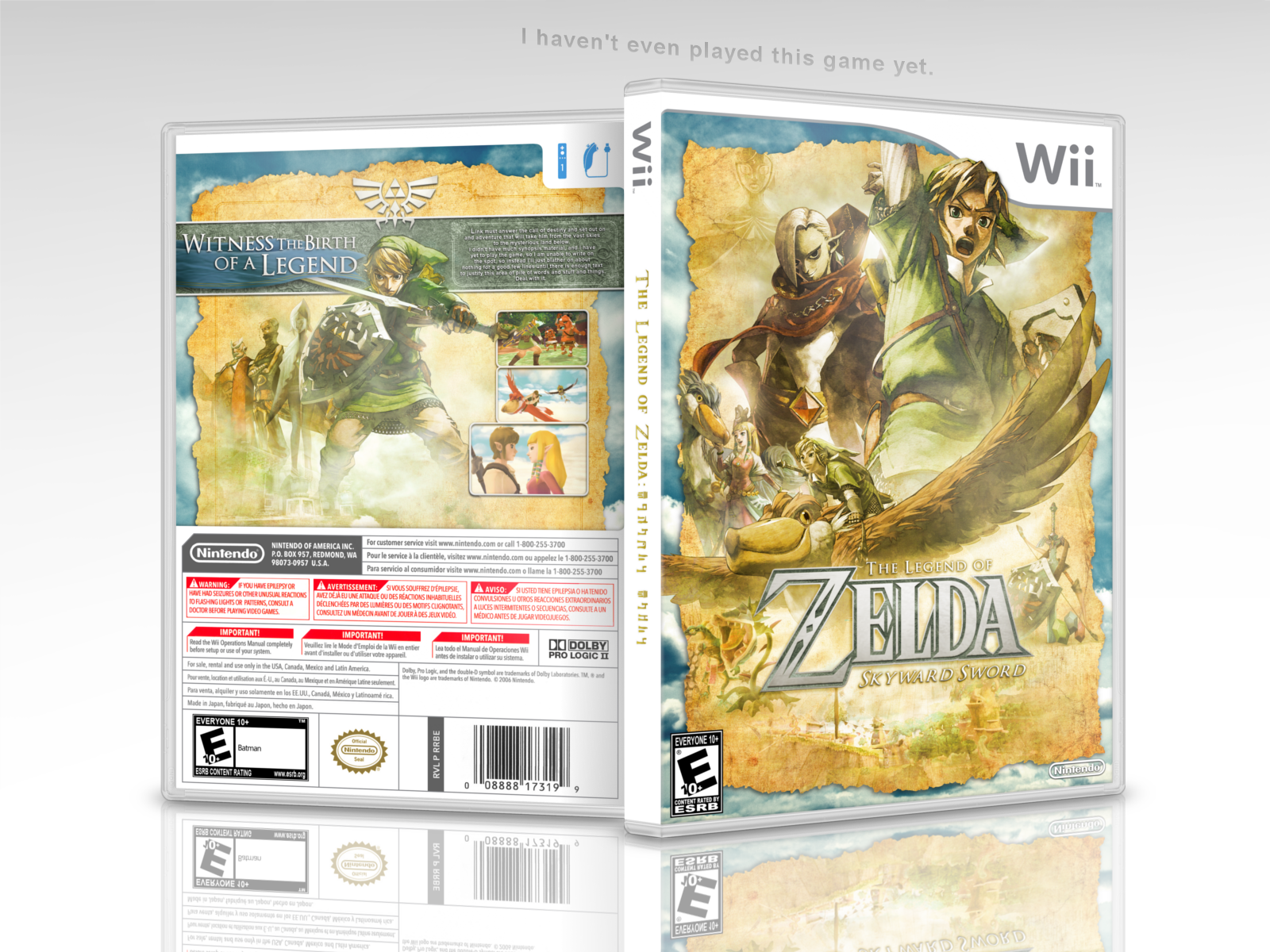 The Legend of Zelda: Skyward Sword box cover