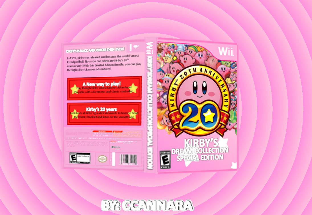 Kirby 20th Anniversary Dream Collection box cover