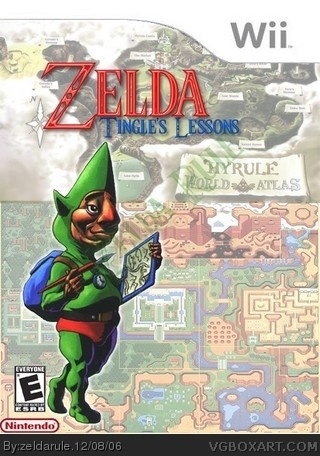 The legend of Zelda: Tingle's Lessons box cover