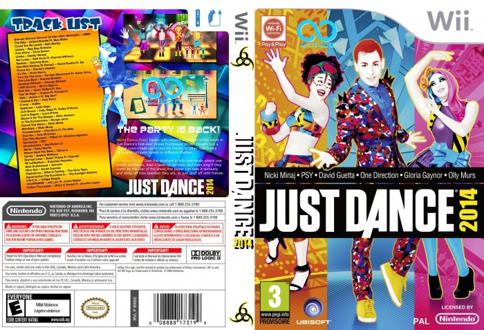 Just Dance 2014 box art cover