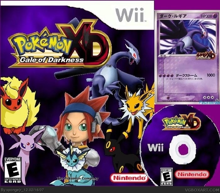 Pokemon XD: Gale of Darkness box art cover