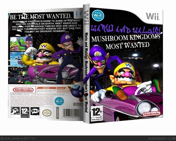 Wario and Waluigi: Mushroom Kingdom's Most Wanted box cover