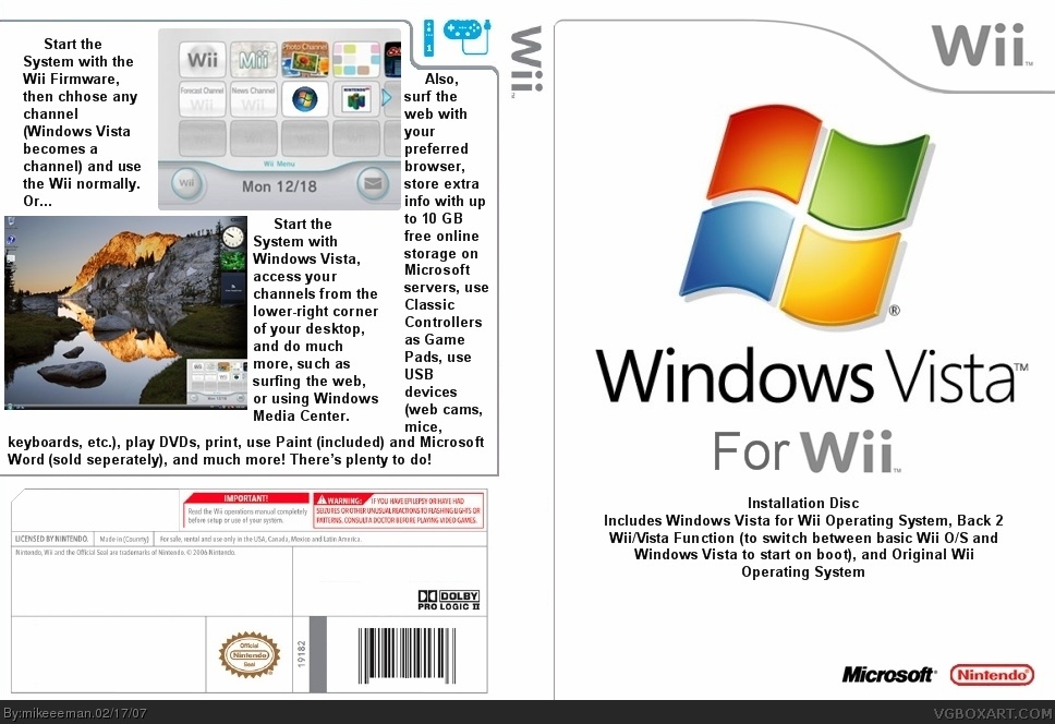Windows Vista box cover