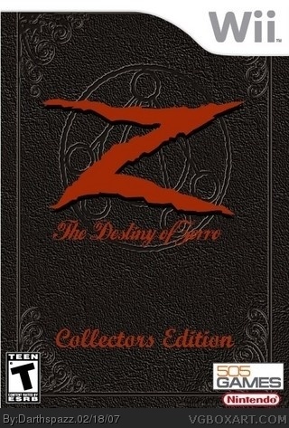 The Destiny of Zorro: Collecters Edition box cover