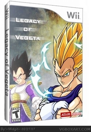 Dragon Ball Z: Legacy of Vegeta box cover
