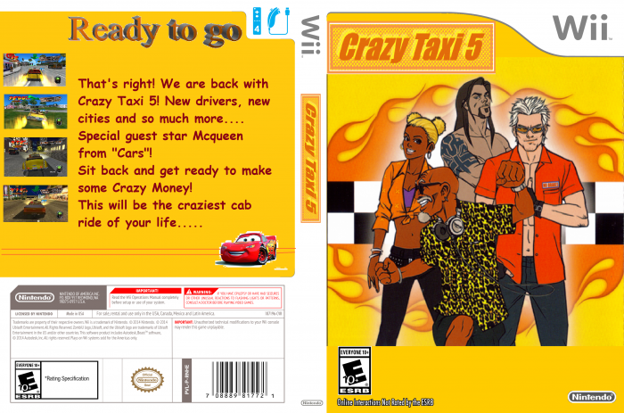 Crazy Taxi 5 box art cover