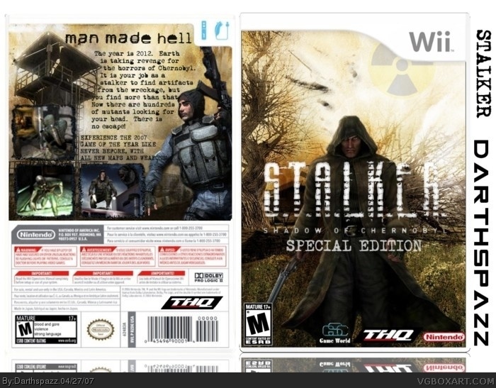 S.T.A.L.K.E.R.: Shadow of Chernobyl Collector's Edition box art cover