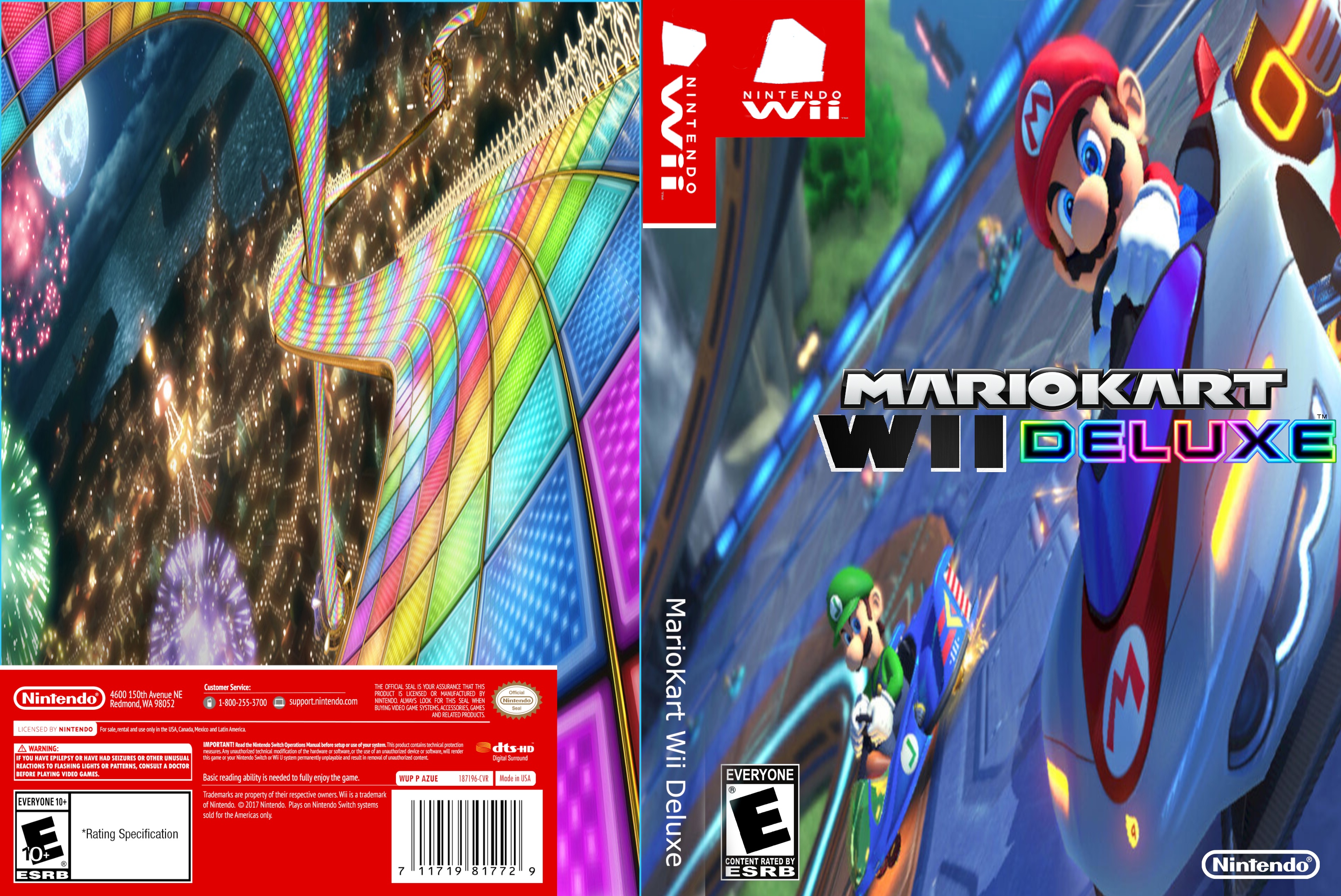 Mario Kart Wii Deluxe box cover