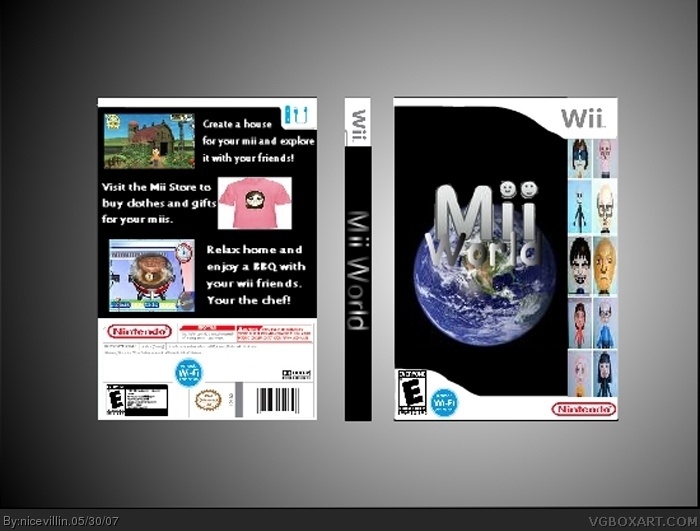 Mii World box cover