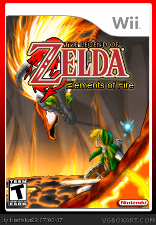 The Legend of Zelda: Elements of Fire box cover