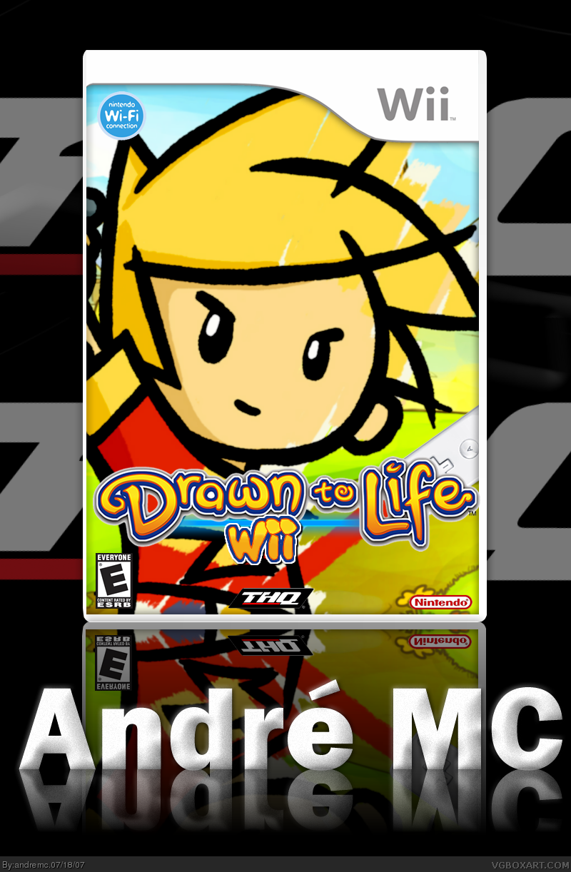 Drawn to Life: Wii box cover