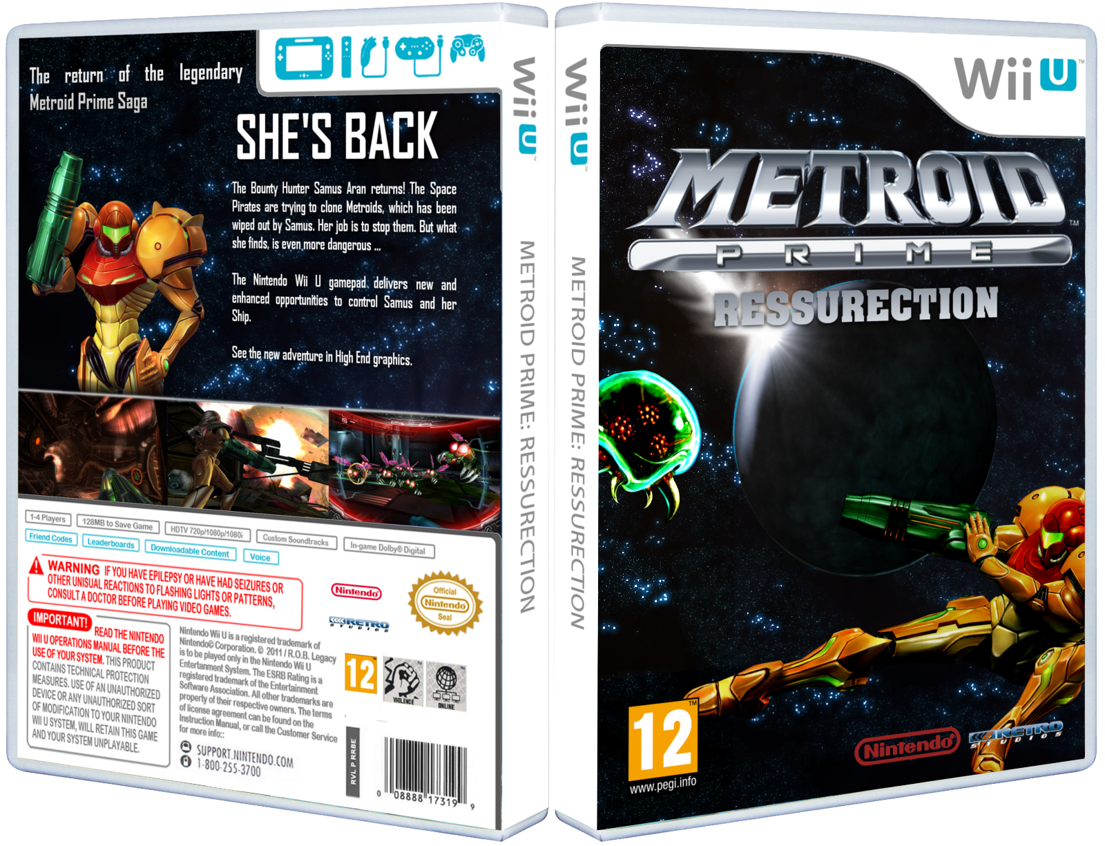 Metroid Prime: Ressurection box cover
