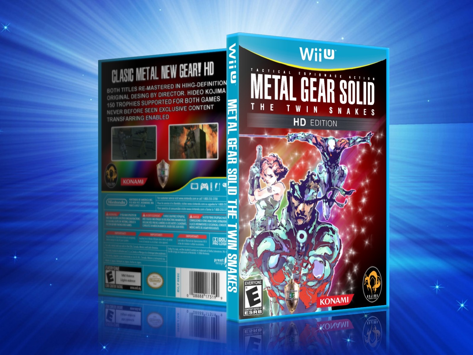 Metal Gear Solid The Twin Snakes HD Edition box cover