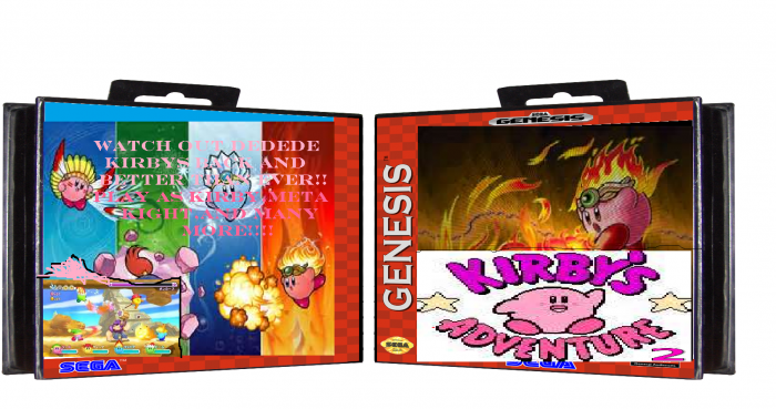 Kirby's Adventure 2 box art cover