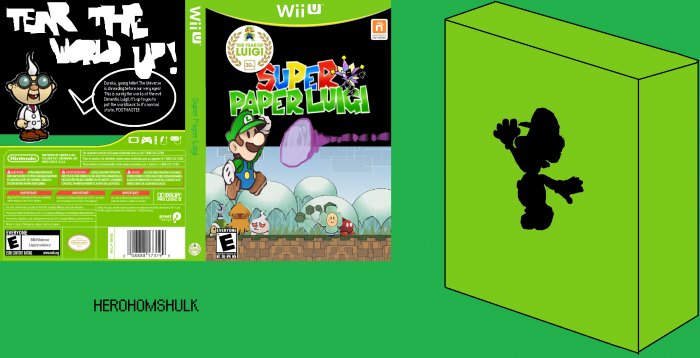 Super Paper Luigi box art cover