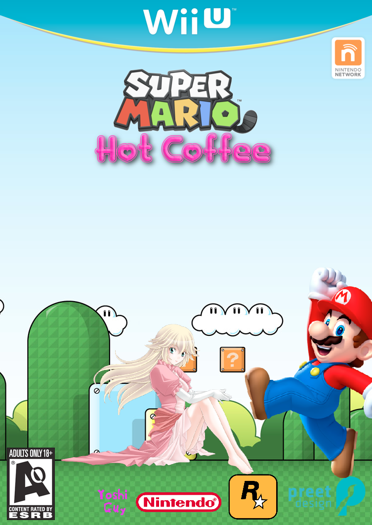 Super Mario Hot Coffee box cover