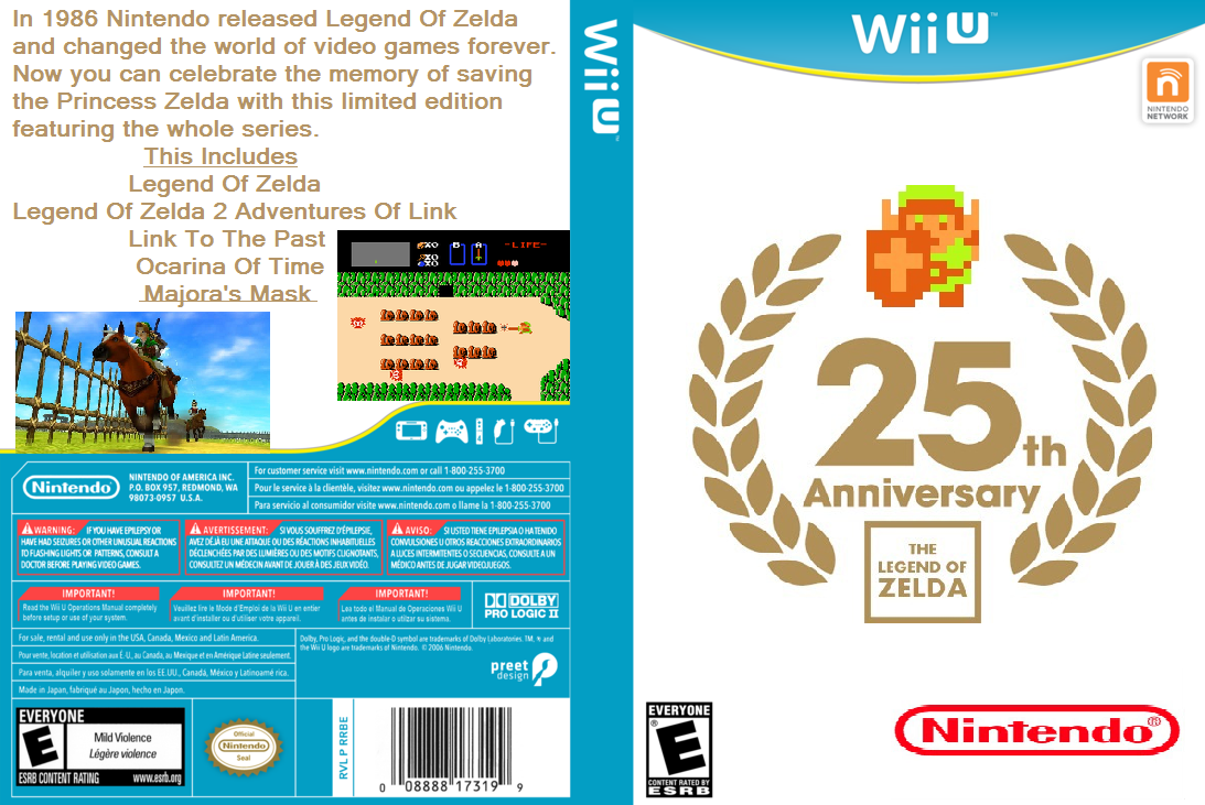 Legend of Zelda 25th Anniversary box cover