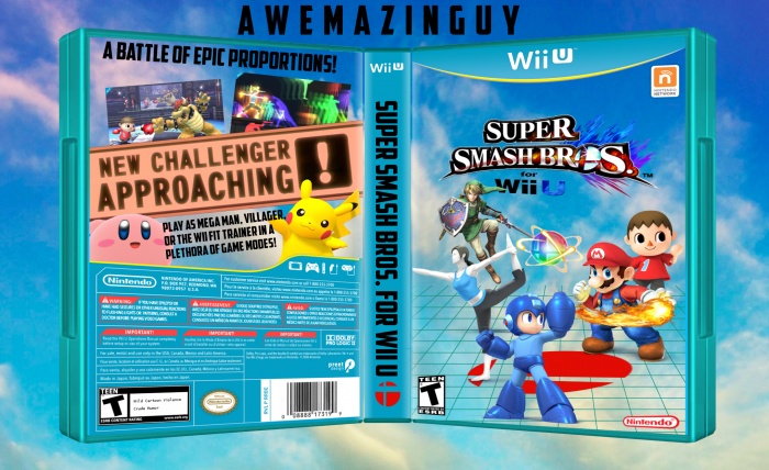 Super Smash Bros. 4 box art cover