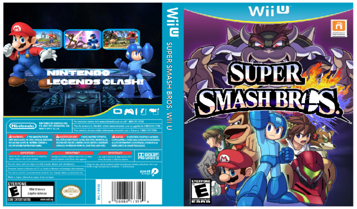 Super Smash Bros. Wii U box art cover