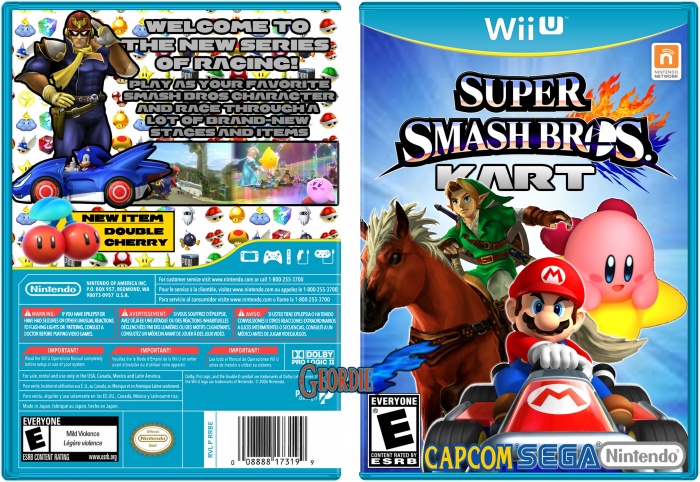 Super Smash Bros. Kart box art cover