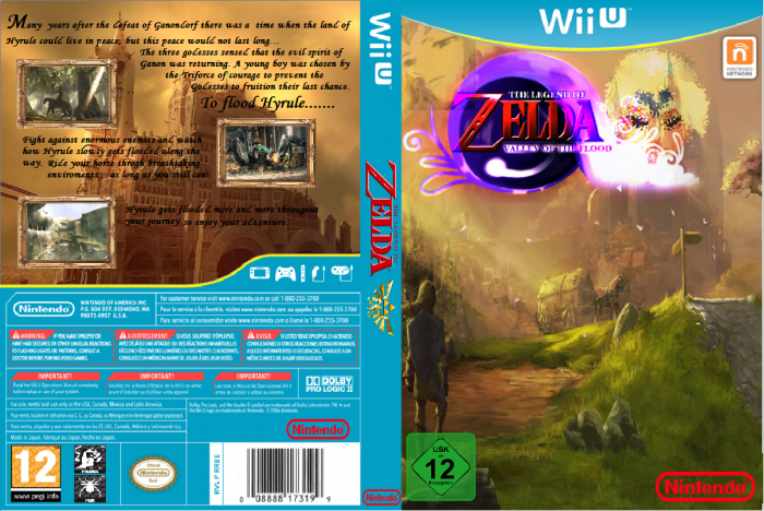 The Legend of Zelda: The Valley of the Flood box art cover