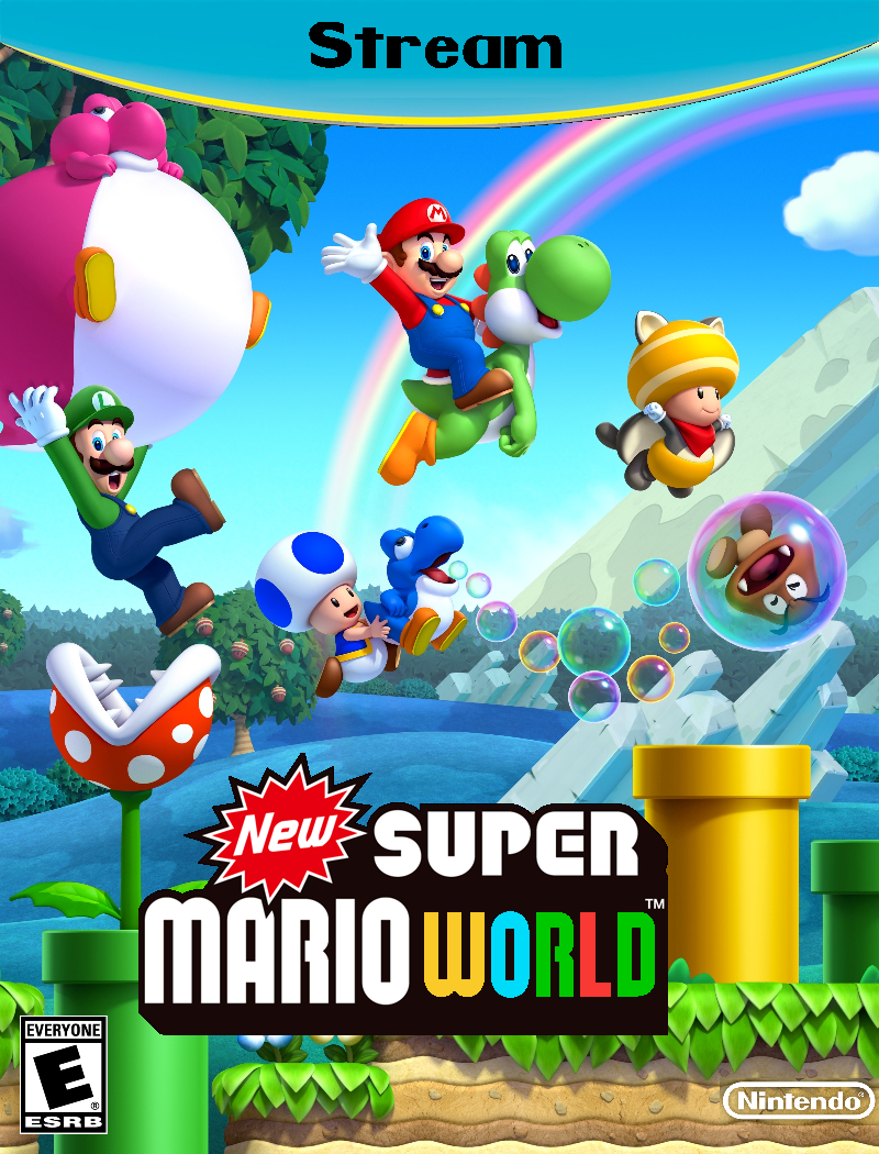 New Super Mario World box cover