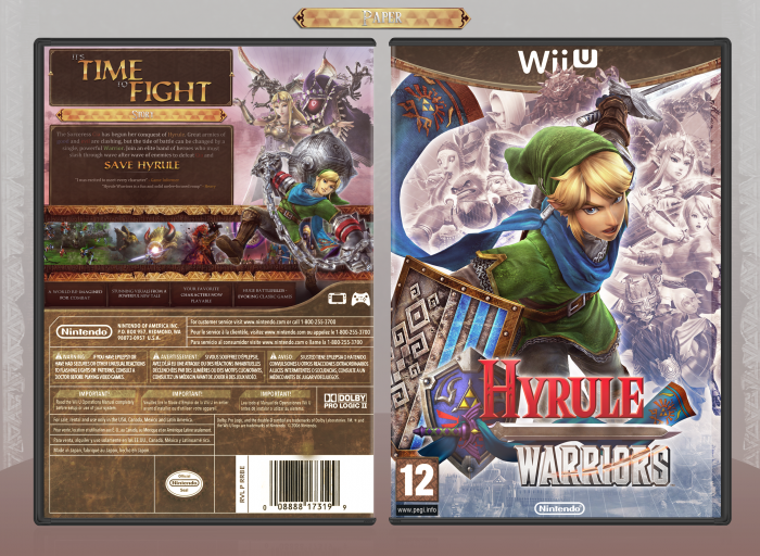 Hyrule Warriors box art cover