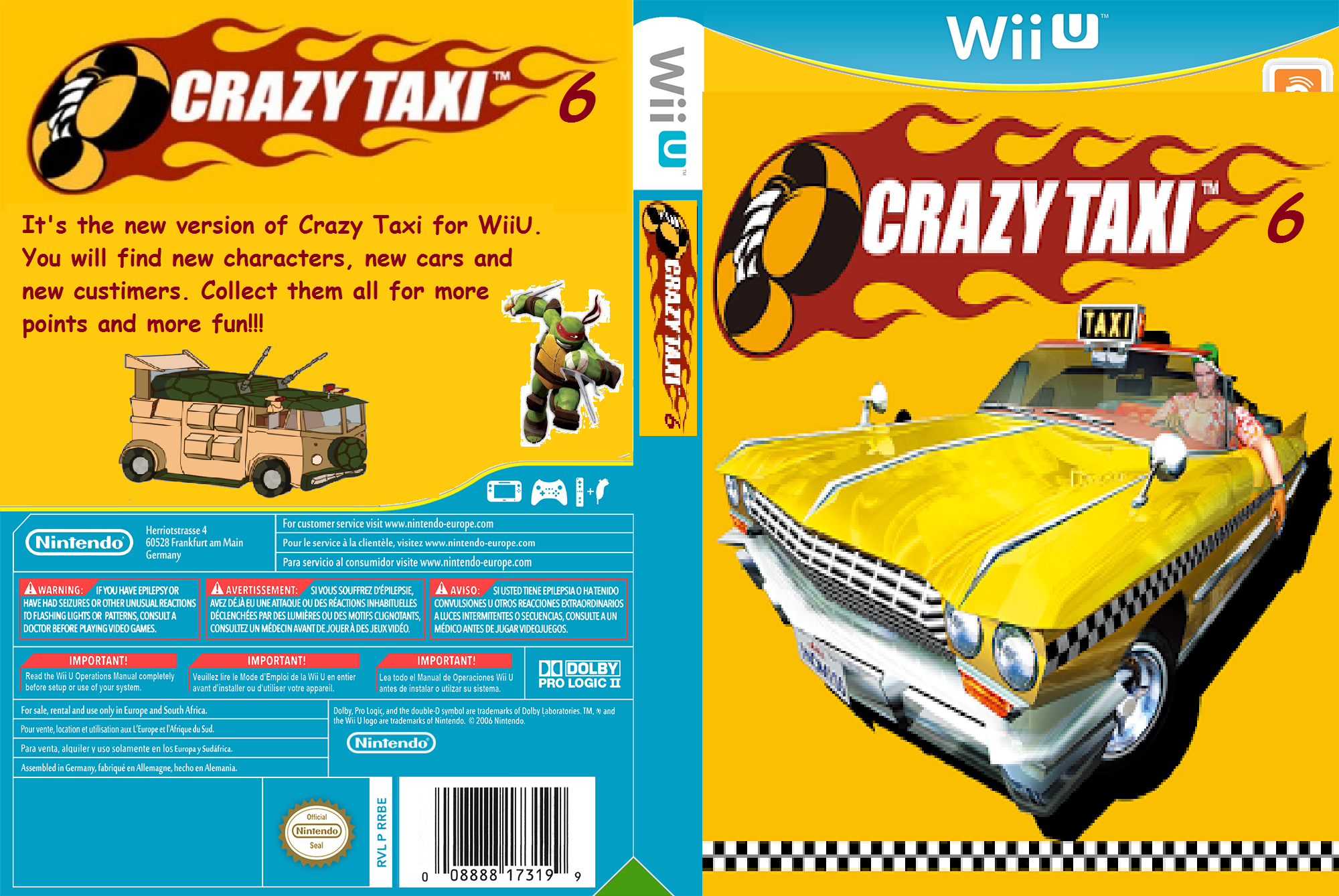 Crazy Taxi 6 box cover