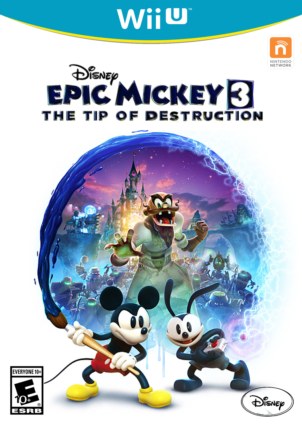 Epic Mickey 3 The Tip of Destruction - Front box cover