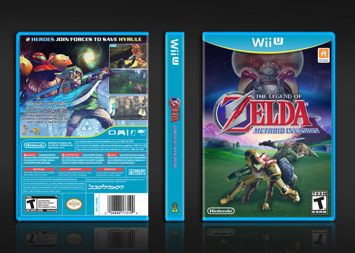 The Legend of Zelda: Metroid Invasion box art cover