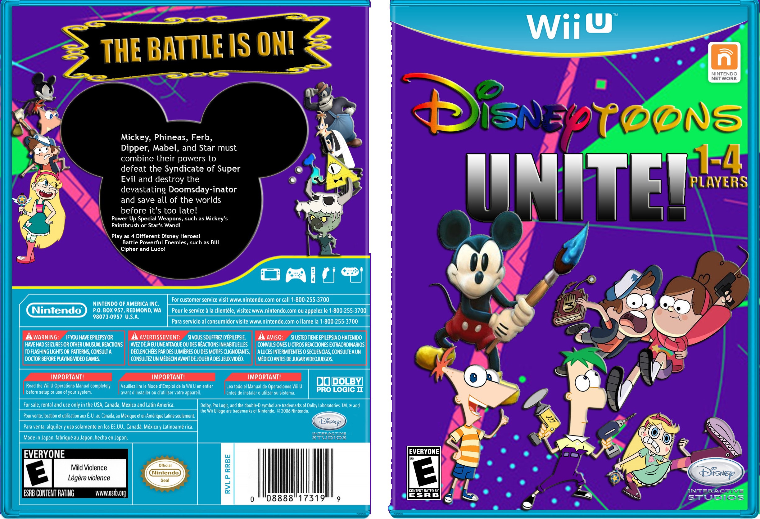Disney Toons Unite! box cover