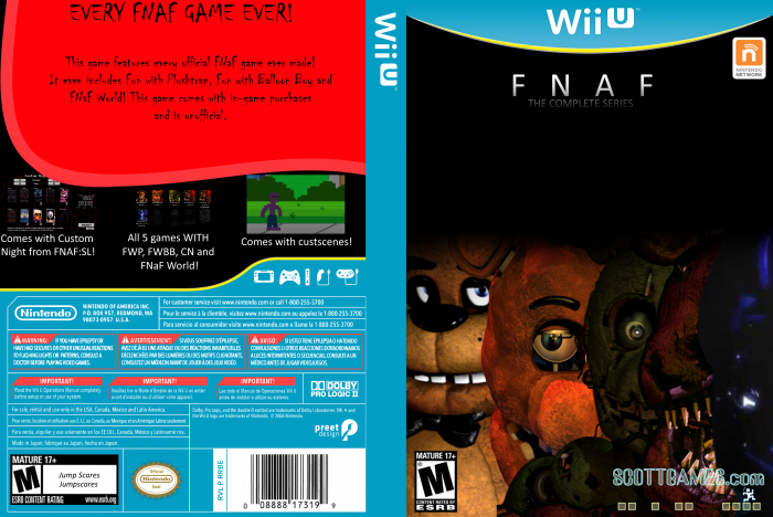 Five Nights at Freddy's: The Complete Series box art cover
