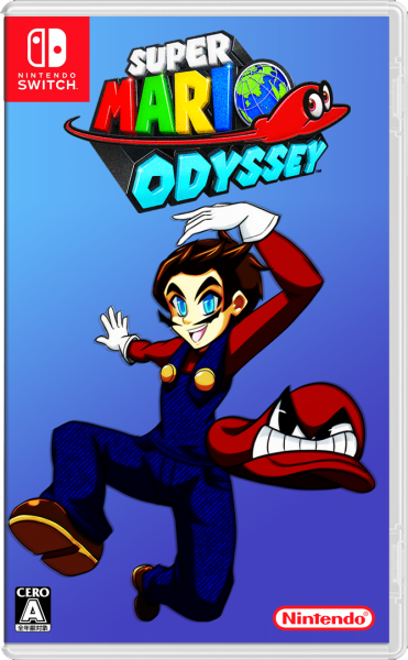 Super Mario Odyssey box cover