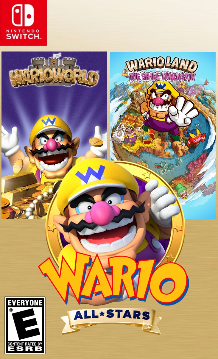Wario All-Stars for Nintendo Switch box cover