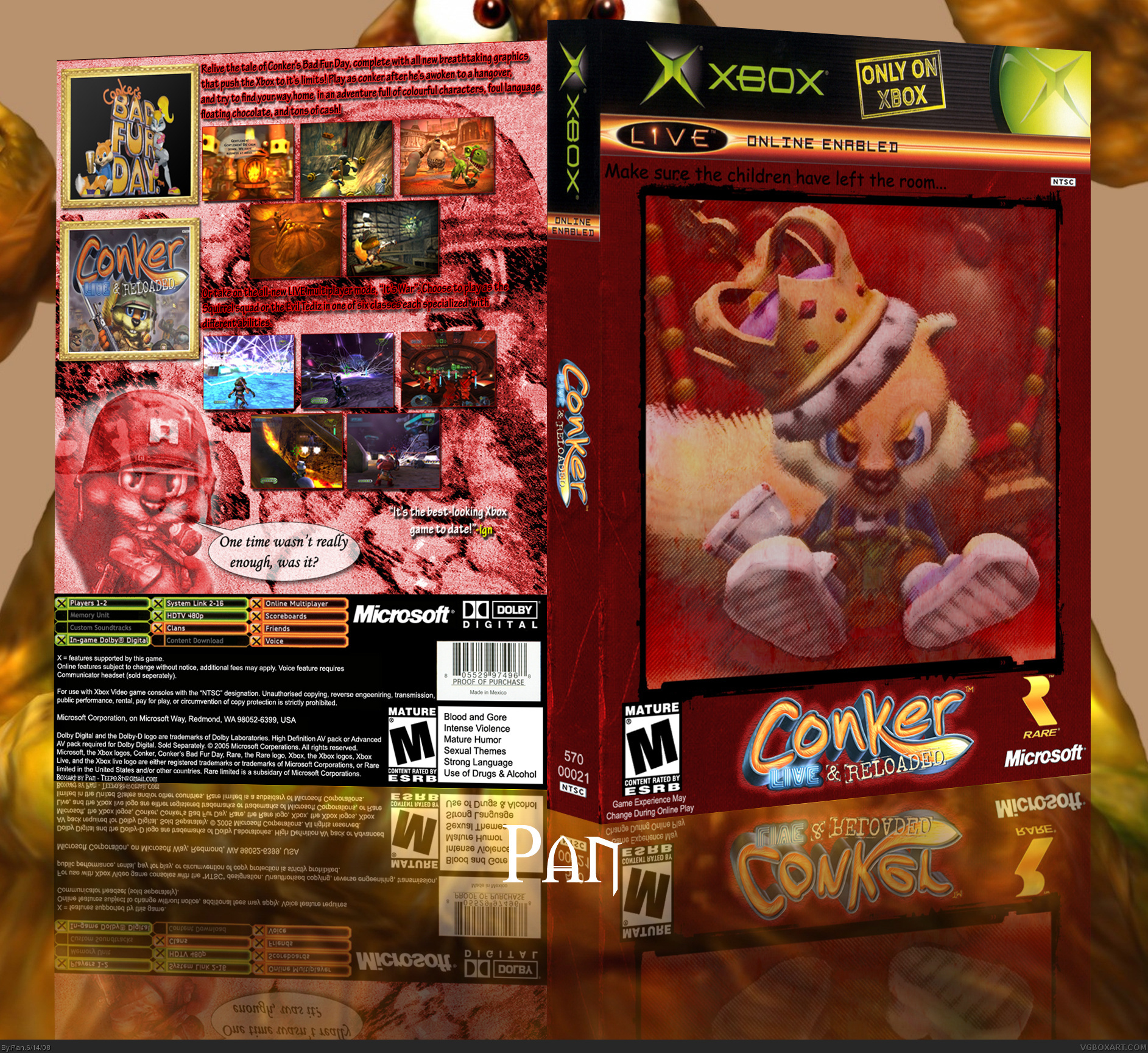 Conker: Live and Reloaded box cover