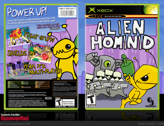 alien hominid gba action replay codes