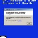Dr. Watson's Blue Screen of Death! Box Art Cover