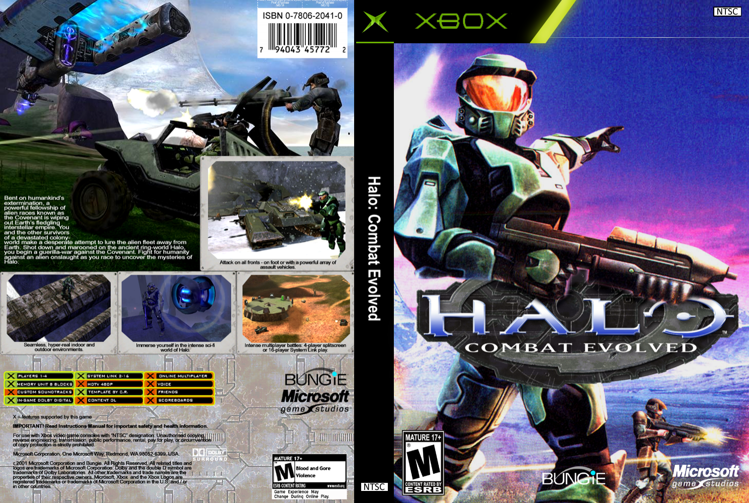 Halo: Combat Evolved Xbox Box Art Cover by UmbraPhasmatis