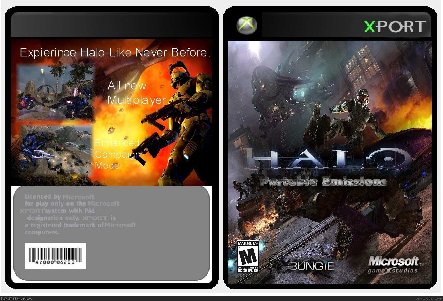 Halo: Portable Emissions box cover