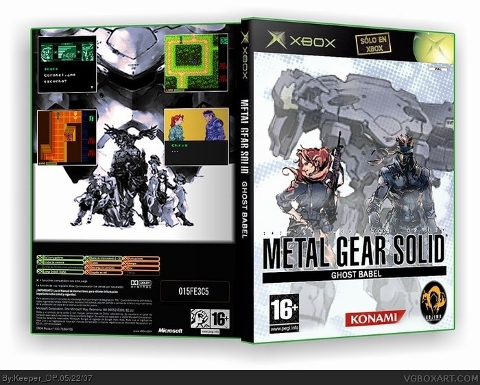 Metal Gear Solid: Ghost Babel box art cover