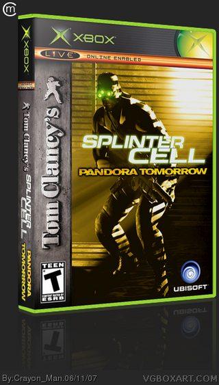 Tom Clancy's Splinter Cell: Pandora Tomorrow box cover