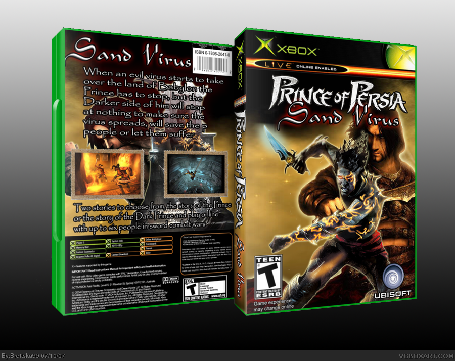 Prince of Persia: Sand Virus box cover
