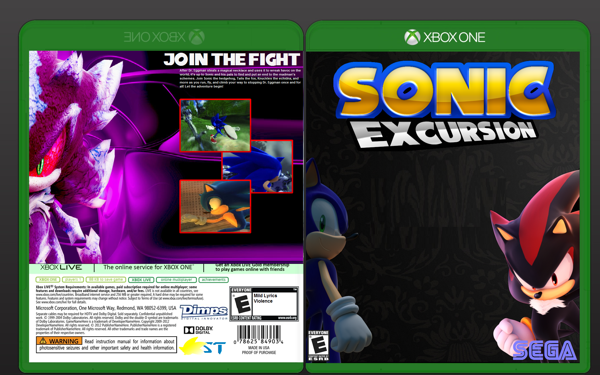 Sonic Excursion box cover
