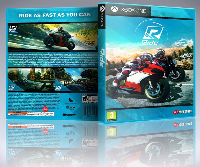 Ride videogame box art cover