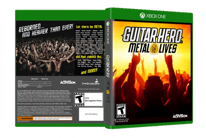 Guitar Hero: Metal Lives box art cover
