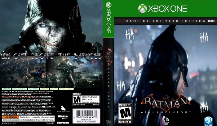 Batman Arkham Origins PlayStation 4 Box Art Cover by deadpool101