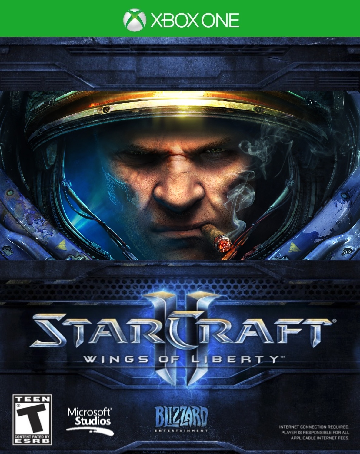 Starcraft 2: Wings of Liberty - Xbox One box cover