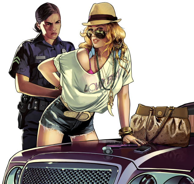 Grand Theft Auto V render