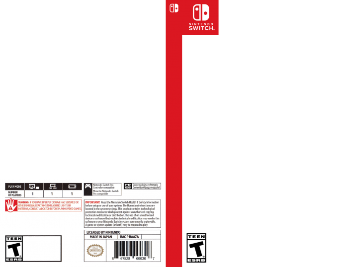 Nintendo Switch template