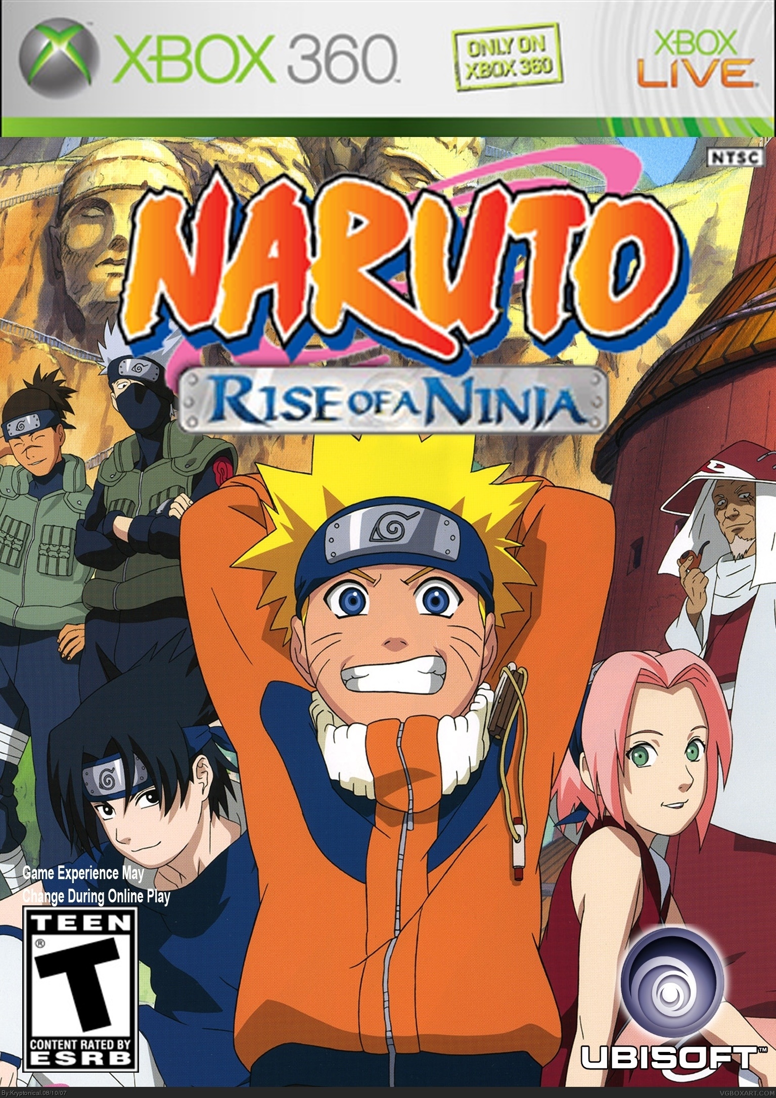 Naruto Rise of a Ninja box cover